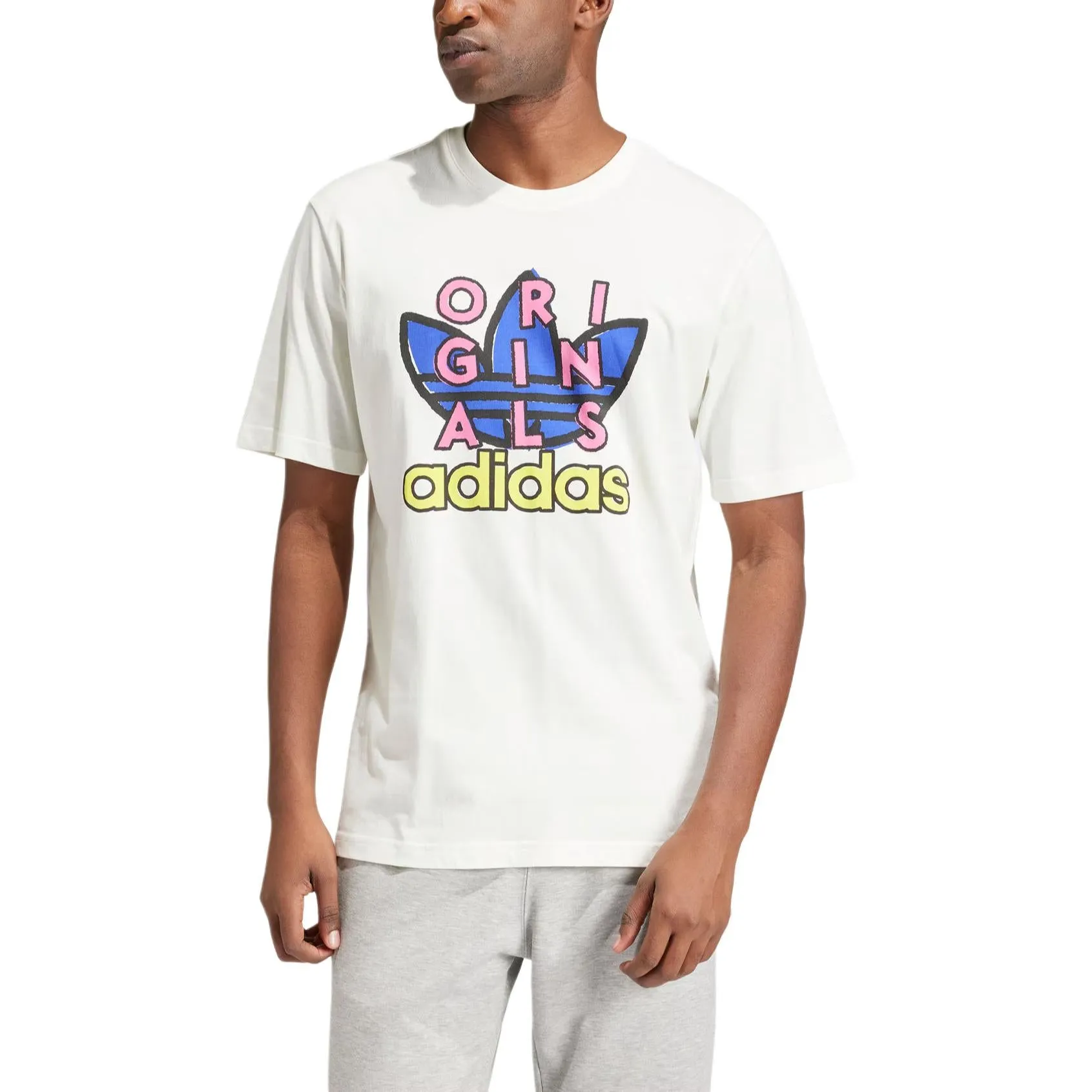 adidas Training Supply T-shirt 'Off White' IS2911 sold by KicksCrew product image thumbnail 2