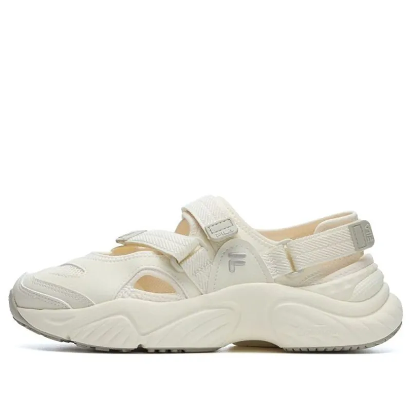 (WMNS) FILA FUSION Conch Sandals 'Cream White' T12W321401FAO sold by KicksCrew