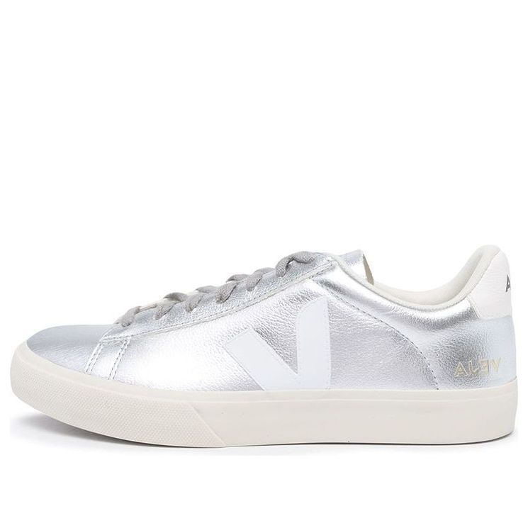 Veja Campo Chromefree Lace-Up 'Silver White' CP0502684 sold by KicksCrew