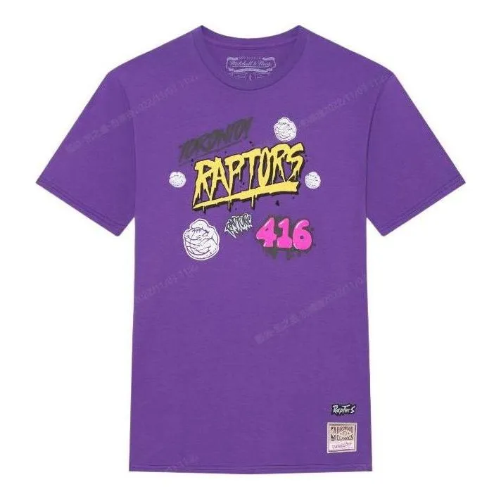 Mitchell & Ness x Nba Toronto Raptors T-shirt 'Purple' BMTR4776-TRAYYPPPPURP sold by KicksCrew
