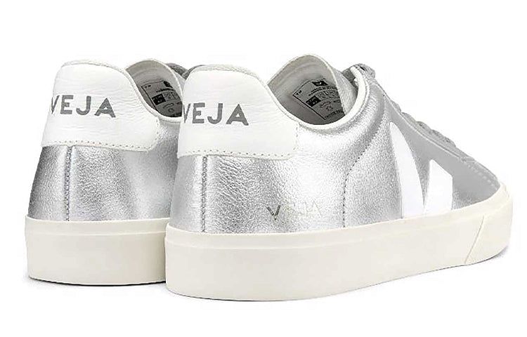 Veja Campo Chromefree Lace-Up 'Silver White' CP0502684 sold by KicksCrew product image thumbnail 3