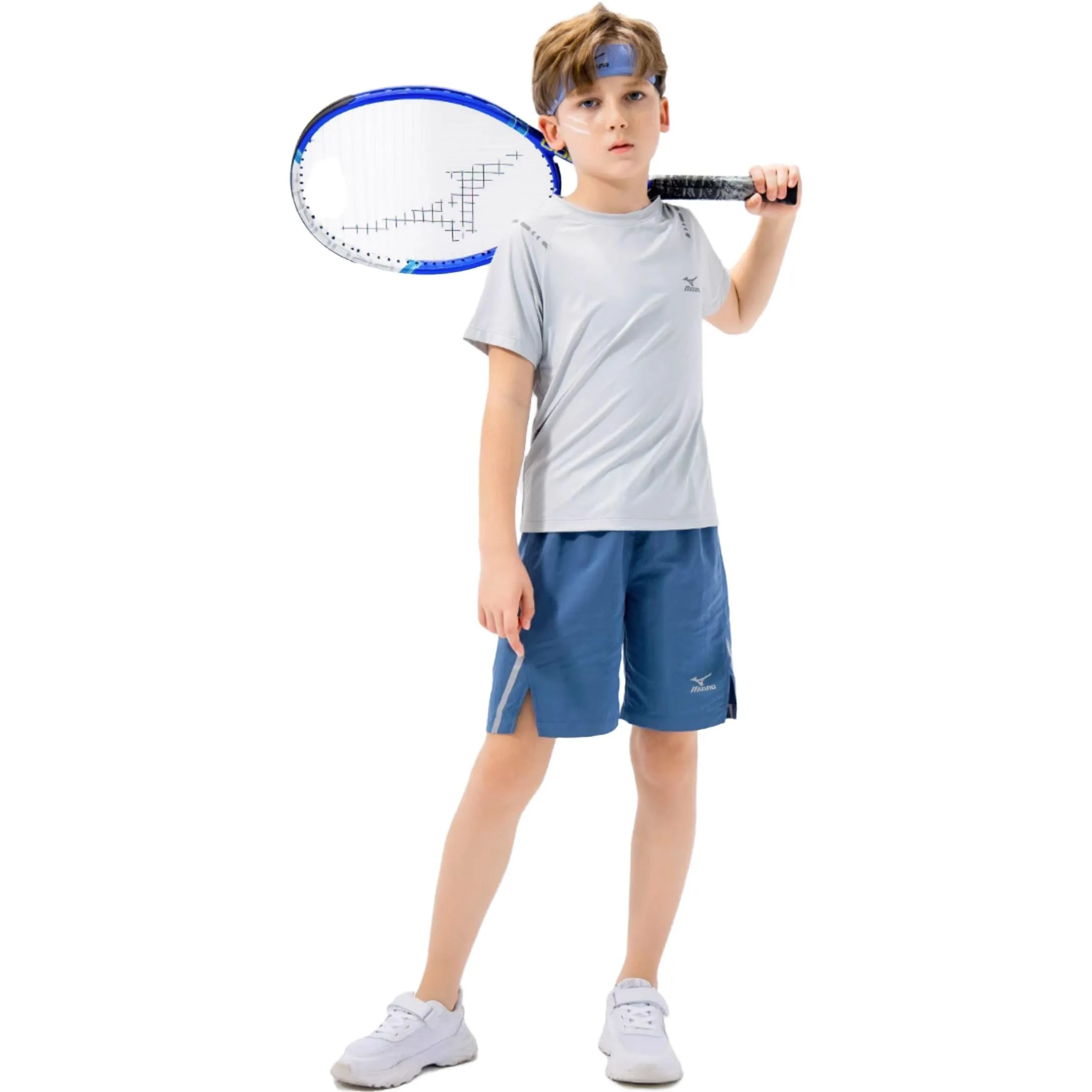 (GS) Mizuno Casual T-shirt 'Grey' T3036 sold by KicksCrew product image thumbnail 5