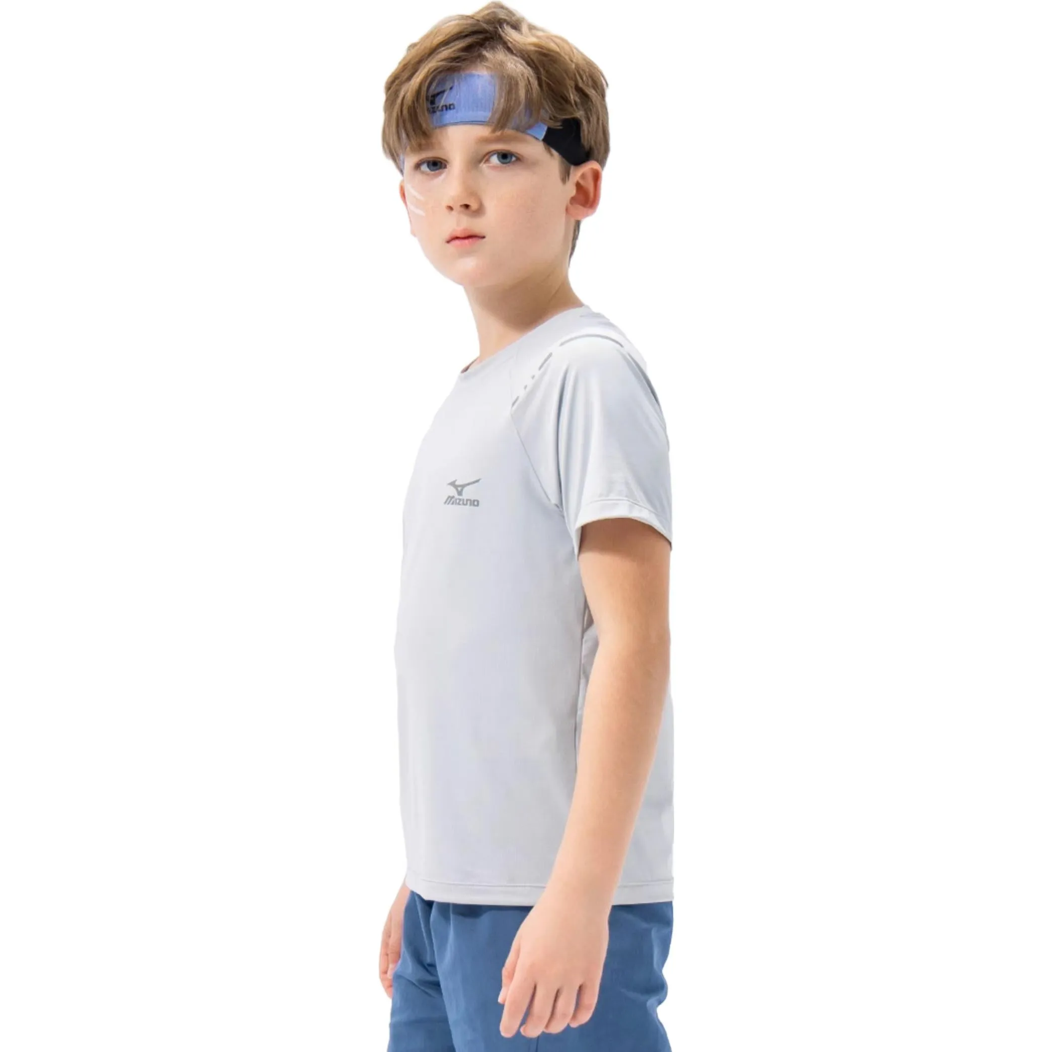 (GS) Mizuno Casual T-shirt 'Grey' T3036 sold by KicksCrew product image thumbnail 4