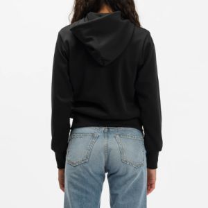 (WMNS) COMME des GARCONS PLAY No Zip Hoodie Red Heart Emblem 'Black' AZ-T173-051-1 sold by KicksCrew