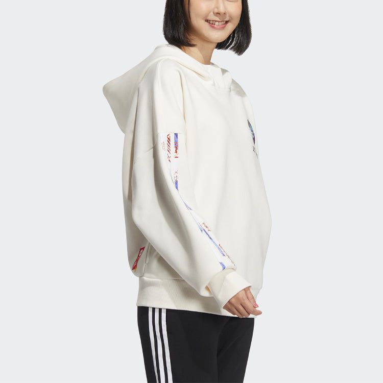 (WMNS) Adidas Neo CNY Hoodies 'White' HM7483 sold by KicksCrew product image thumbnail 4