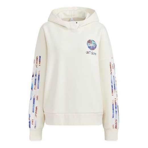 (WMNS) Adidas Neo CNY Hoodies 'White' HM7483 sold by KicksCrew
