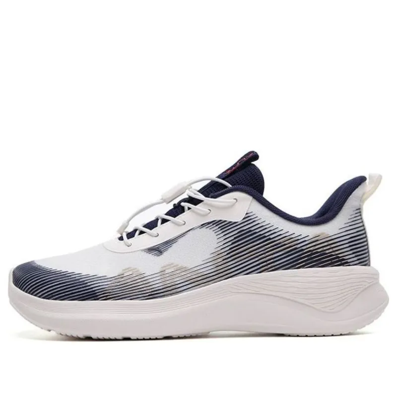 ANTA Running Series Sneakers 'White Navy' 112137715-5 sold by KicksCrew