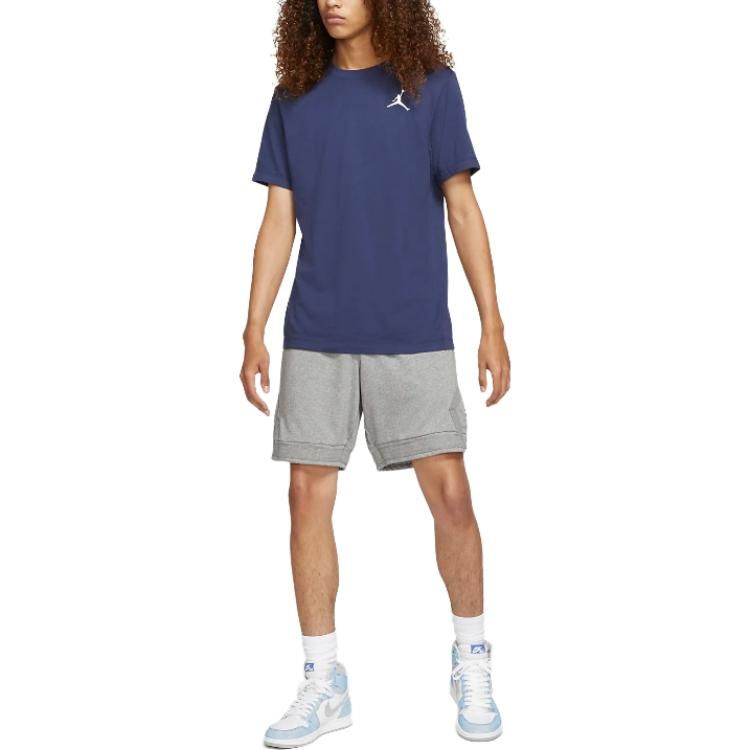 Air Jordan Jumpman Short-Sleeve T-Shirt 'Midnight Navy' DC7485-410 sold by KicksCrew product image thumbnail 3