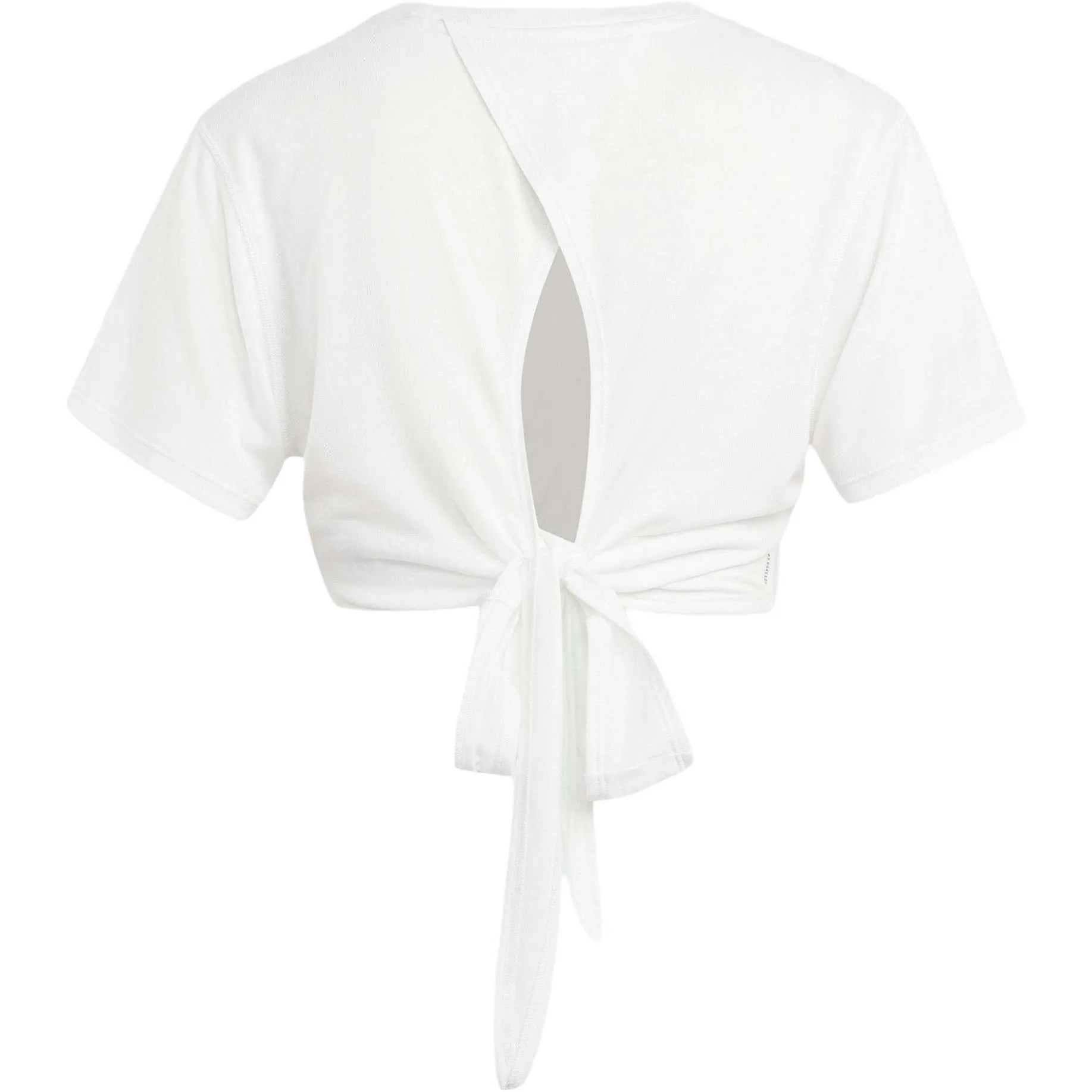 (WMNS) adidas Yoga Studio Wrapped T-Shirt 'White' IS9001 sold by KicksCrew product image thumbnail 2