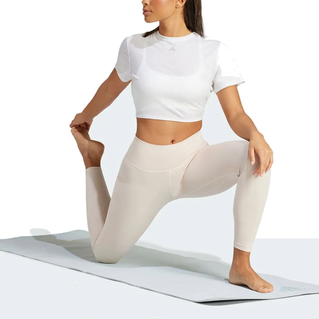 (WMNS) adidas Yoga Studio Wrapped T-Shirt 'White' IS9001 sold by KicksCrew product image thumbnail 4