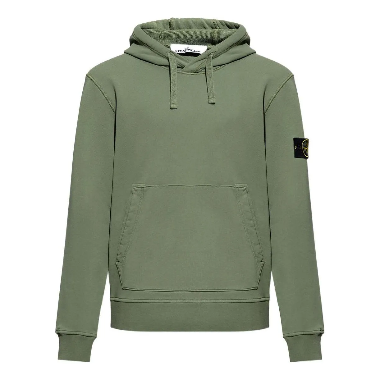 STONE ISLAND Compass Motif Detail Hoodie 'Sage' 101564151-V0055 sold by KicksCrew