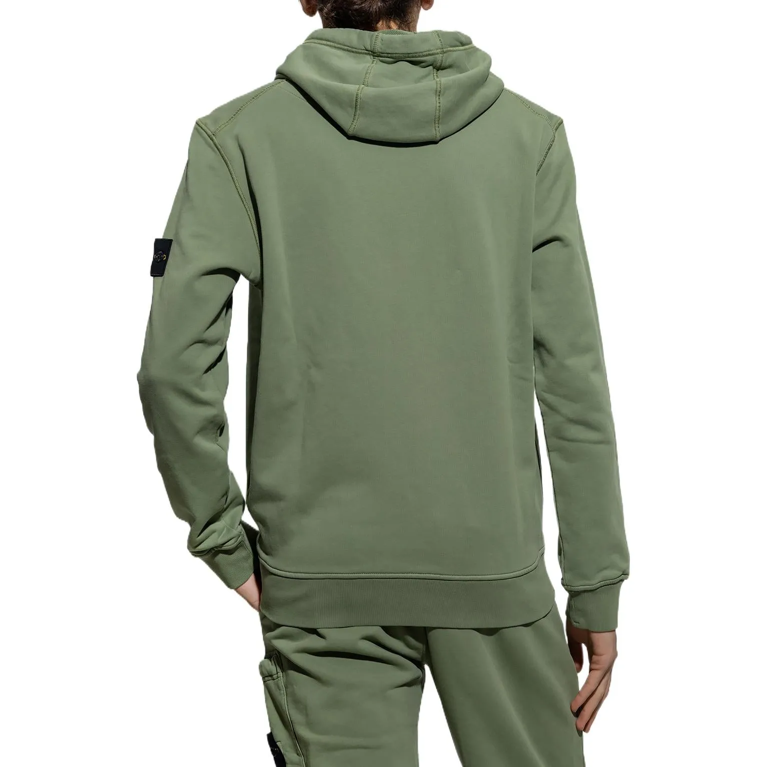 STONE ISLAND Compass Motif Detail Hoodie 'Sage' 101564151-V0055 sold by KicksCrew product image thumbnail 2