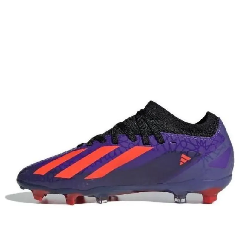 (GS) adidas X Crazyfast.3 FG Soccer Cleats 'Purple' IG0787 sold by KicksCrew