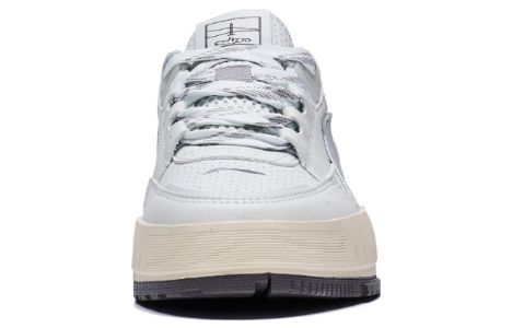 (WMNS) Li-Ning Casual Skate Shoes 'White Silver' AGCT136-4 sold by KicksCrew