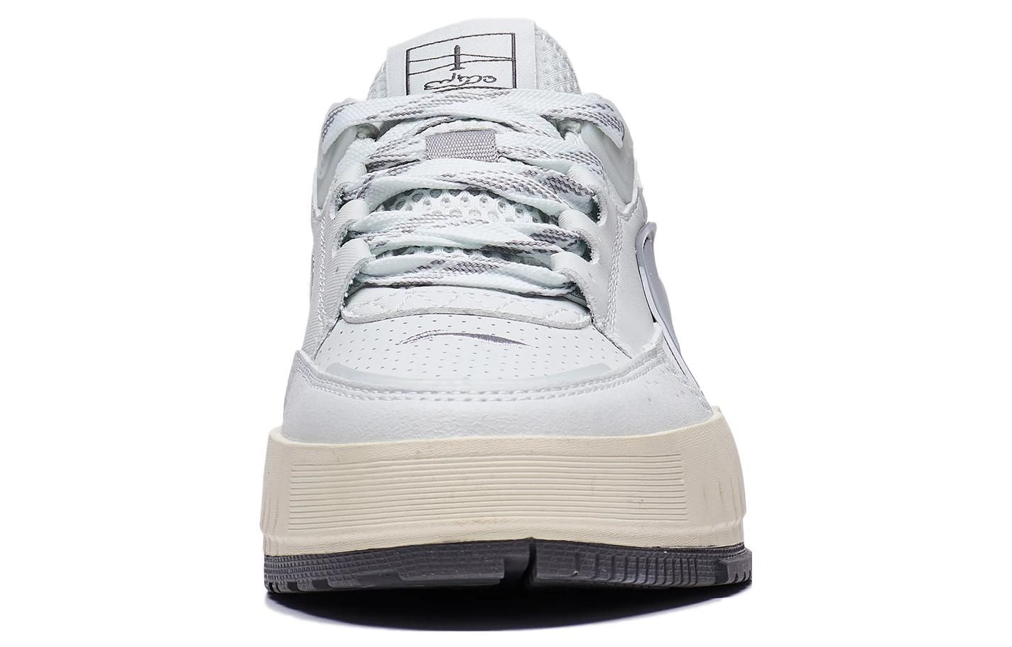 (WMNS) Li-Ning Casual Skate Shoes 'White Silver' AGCT136-4 sold by KicksCrew product image thumbnail 5