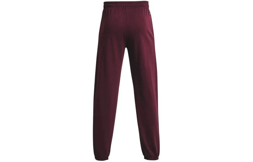 Under Armour Project Rock Heavyweight Terry Pants 'Burgundy' 1373568-600 sold by KicksCrew product image thumbnail 2