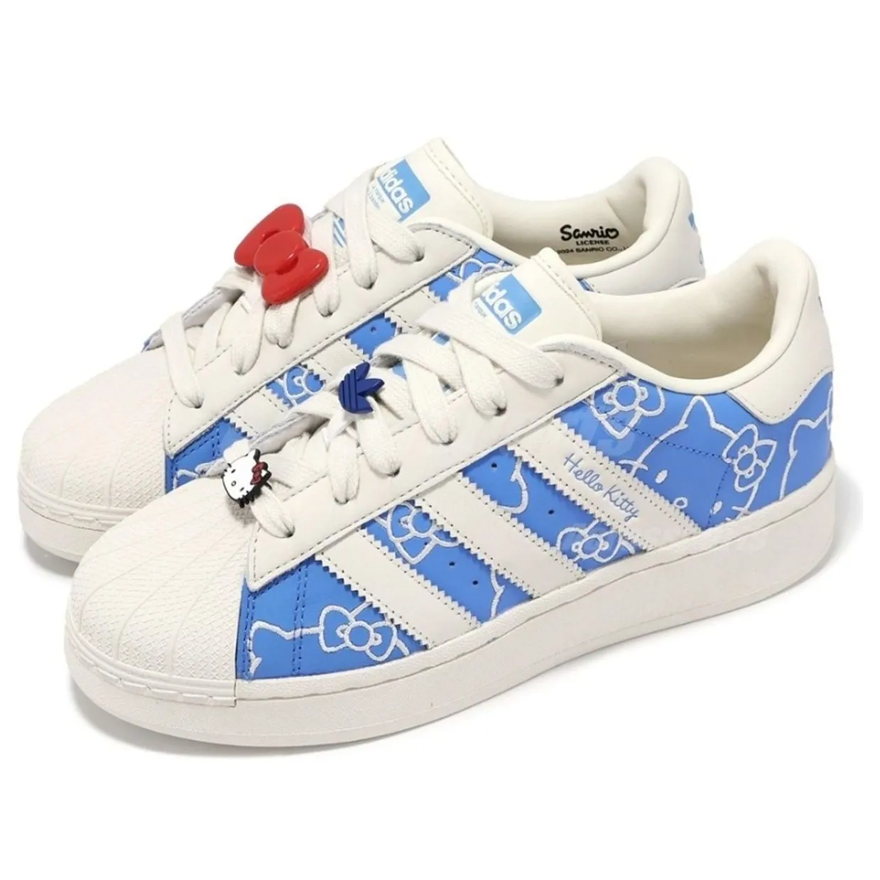 (WMNS) adidas x Hello Kitty Superstar XLG 'Blue White' IG4477 sold by KicksCrew product image thumbnail 2