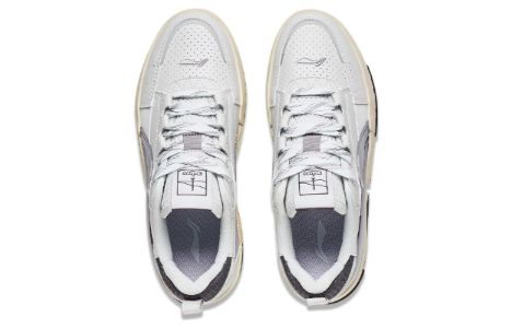 (WMNS) Li-Ning Casual Skate Shoes 'White Silver' AGCT136-4 sold by KicksCrew