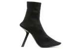 (WMNS) Balenciaga 110mm Stretch Heeled Boots 'Black' 656522W2DR01000 sold by KicksCrew