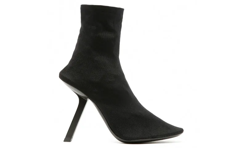 (WMNS) Balenciaga 110mm Stretch Heeled Boots 'Black' 656522W2DR01000 sold by KicksCrew product image thumbnail 2