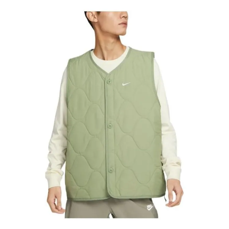 Nike Life Woven Insulated Military Vest 'Green' DX0891-386 sold by KicksCrew