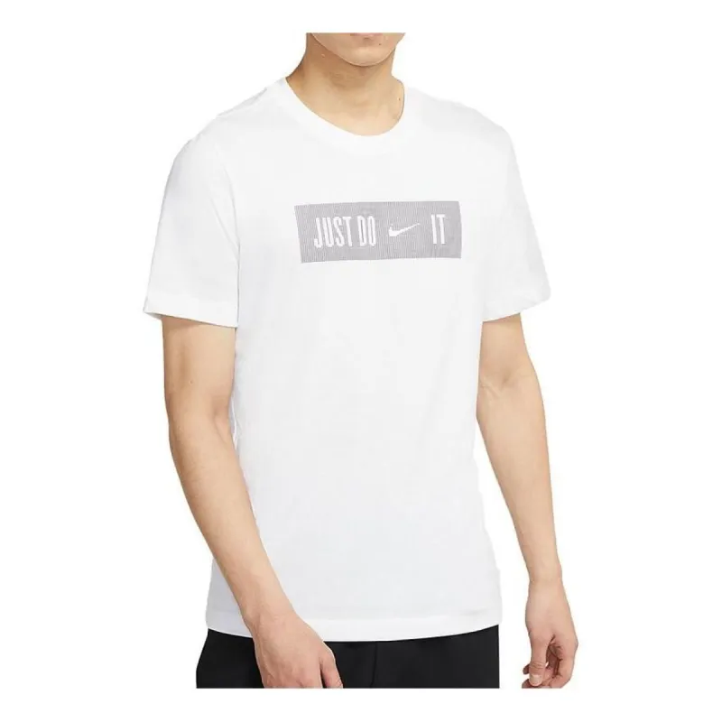 Nike Dri-Fit Slogan Reflective T-Shirt 'White' DJ9001-100 sold by KicksCrew