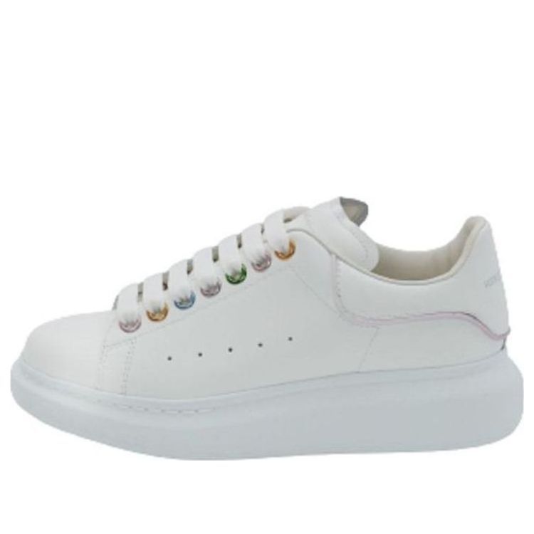 (WMNS) Alexander McQueen Oversized Sneakers 'White Metalic Eyelets' 685671WIB9W9035 sold by KicksCrew