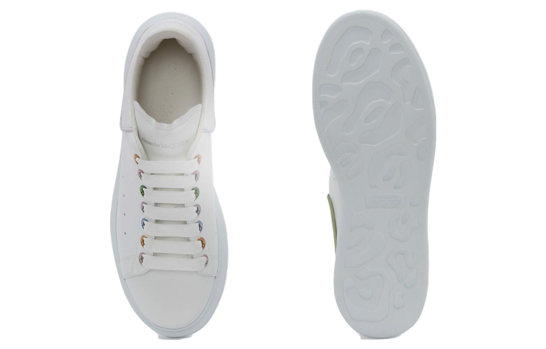 (WMNS) Alexander McQueen Oversized Sneakers 'White Metalic Eyelets' 685671WIB9W9035 sold by KicksCrew product image thumbnail 5