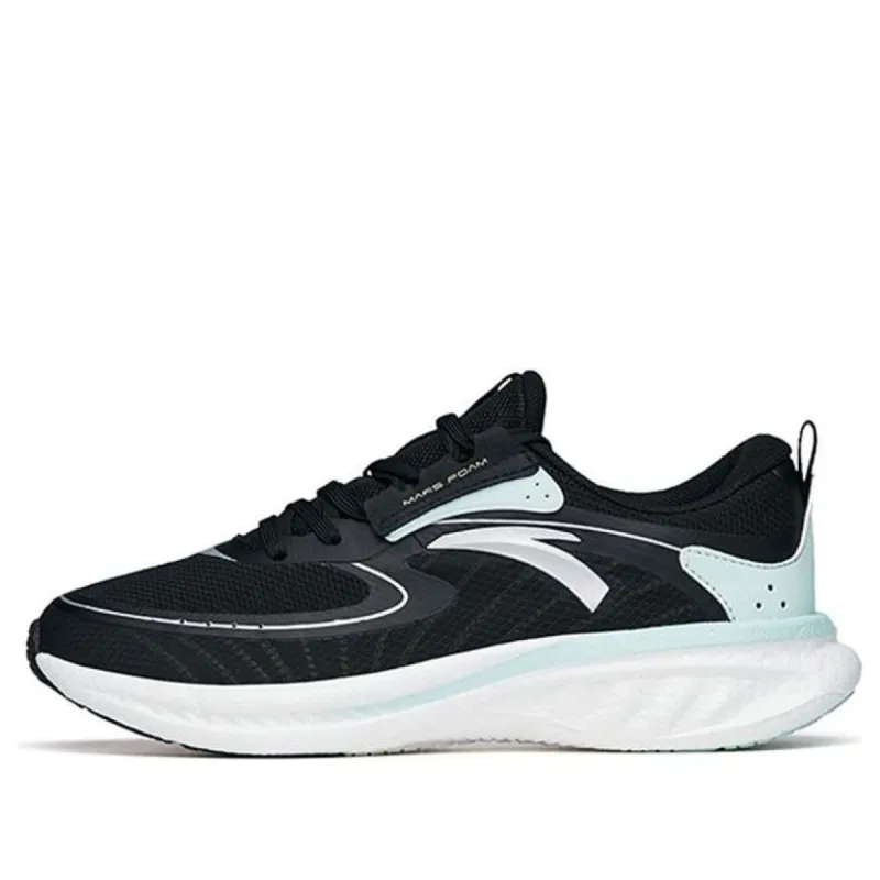 (WMNS) ANTA Running Series Sneakers 'Black Blue White' 122215552-4 sold by KicksCrew