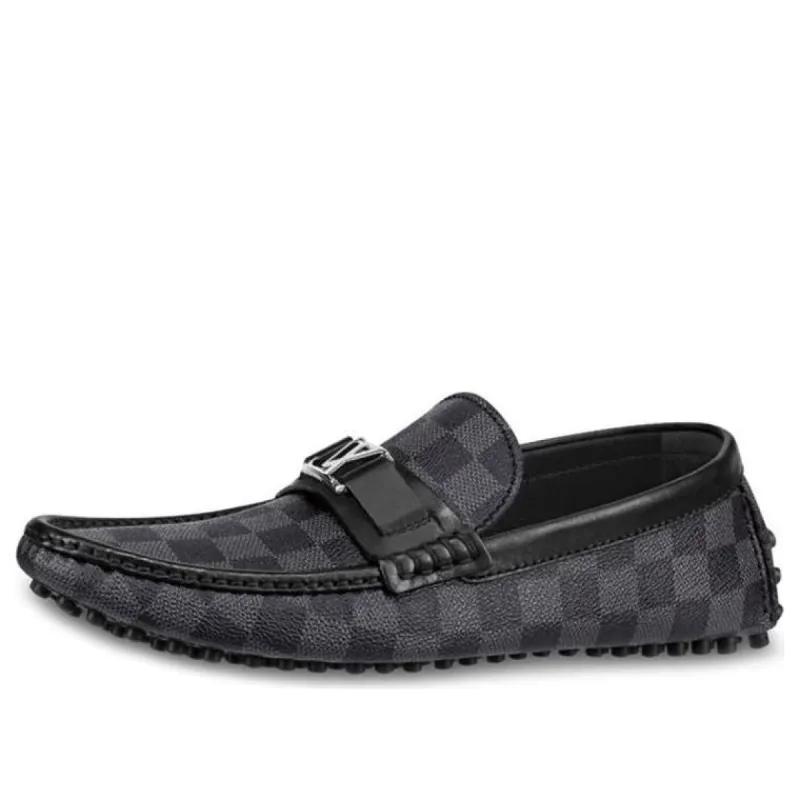 LOUIS VUITTON Hockenheim Moccasin Shoes 'Grey' 1A4OIF sold by KicksCrew