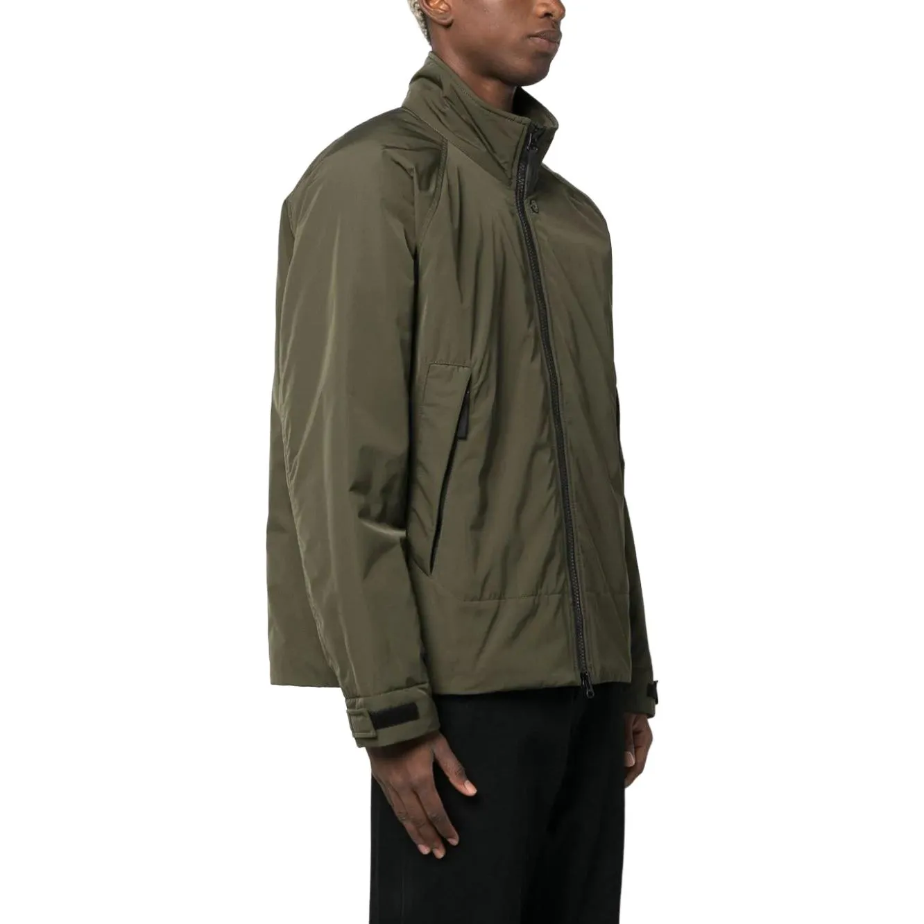 STONE ISLAND Compass Patch Zip-Up Windbreaker 'Green' 791541926-V0058 sold by KicksCrew product image thumbnail 3