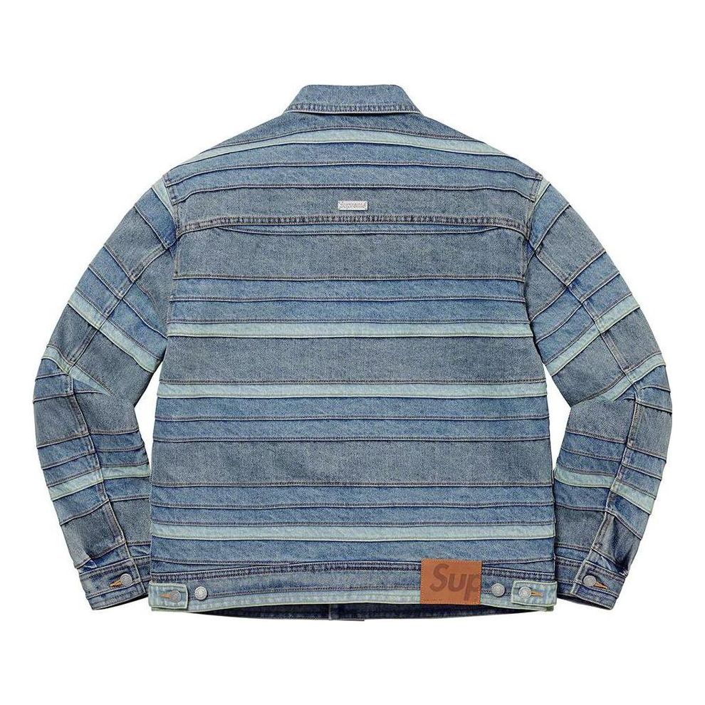 Supreme Layered Denim Trucker Jacket 'Teal' SUP-FW22-779 sold by KicksCrew product image thumbnail 2