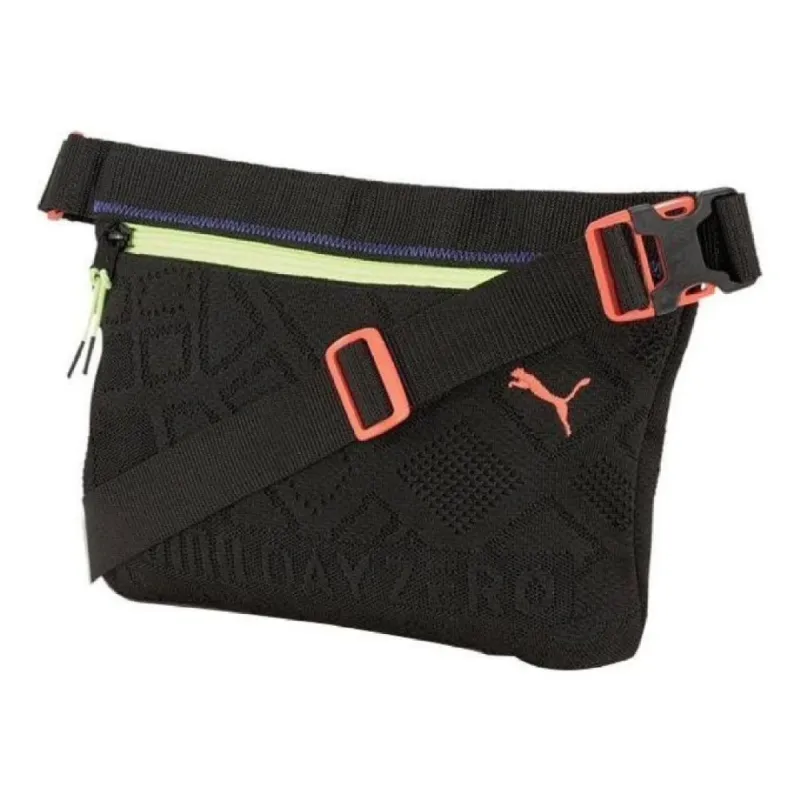 PUMA x CENTRAL SAINT MARTINS Knit Waist Bag 'Black Orange Green' 077228-01 sold by KicksCrew