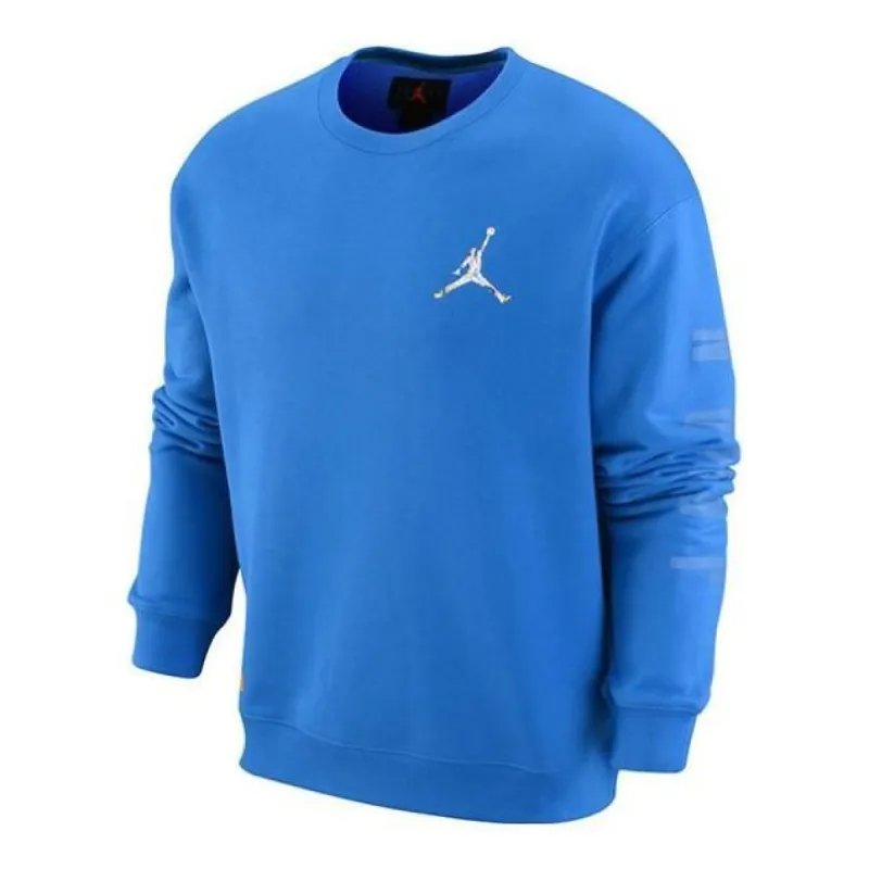 Air Jordan Jumpman Long Sleeve 'Blue' FB7658-435 sold by KicksCrew