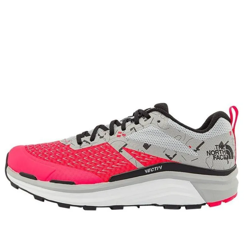 (WMNS) THE NORTH FACE Vectiv Enduris II Trail Running Shoes 'Tnf White Trail Marker Print with Brilliant Coral' 5JCP-677 sold by KicksCrew