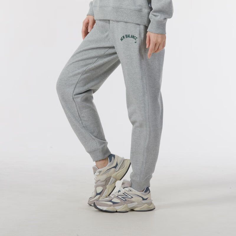 (WMNS) New Balance Wordmark Logo Jogging Pants 'Grey' AWP41310-GHM sold by KicksCrew product image thumbnail 3