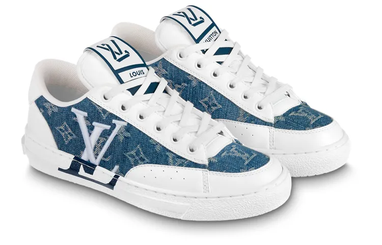 (WMNS) LOUIS VUITTON Charlie Sneakers 'White Denim Monogram' 1AAW2A sold by KicksCrew product image thumbnail 2