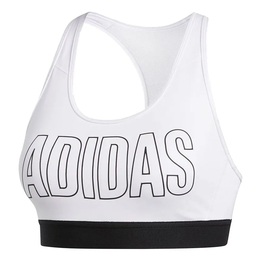 (WMNS) adidas Don't Rest Alphaskin Padded Bra 'White Black' FU4032 sold by KicksCrew