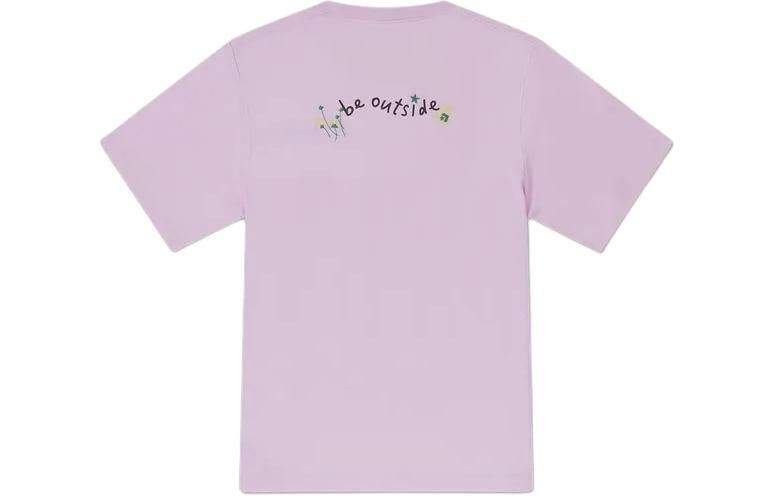(WMNS) Converse Summer Verbiage T-Shirt 'Purple' 10027223-A02 sold by KicksCrew product image thumbnail 2