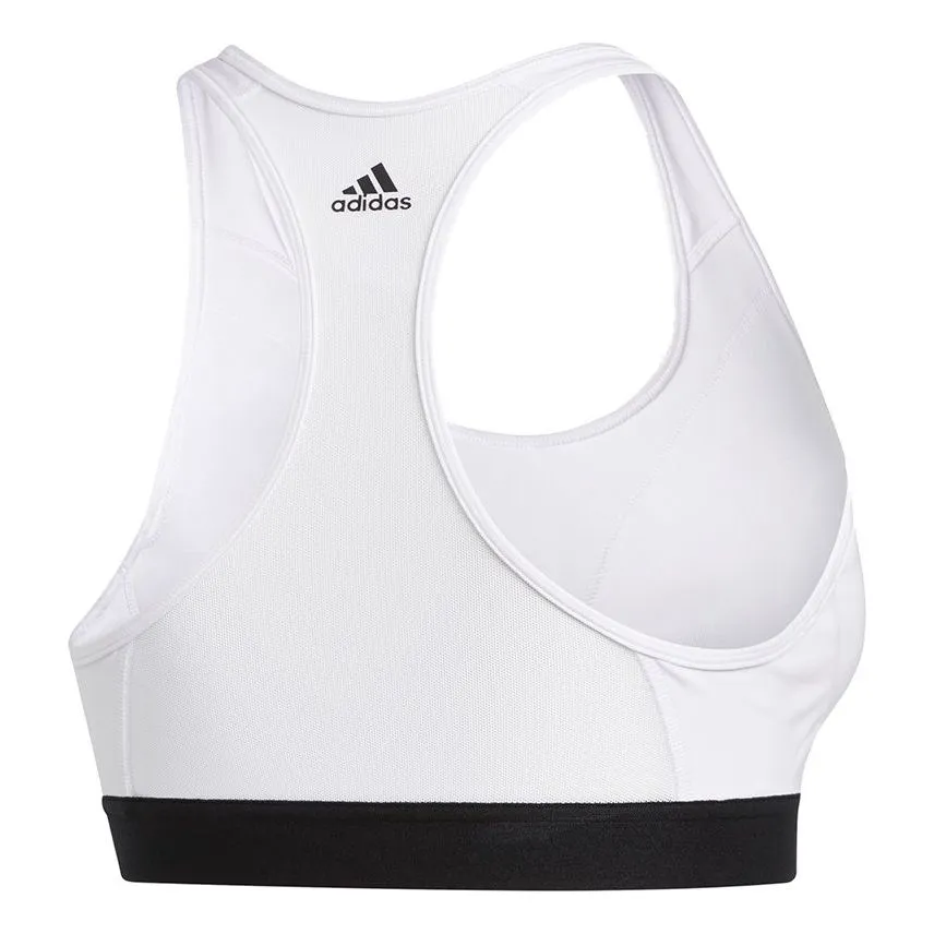 (WMNS) adidas Don't Rest Alphaskin Padded Bra 'White Black' FU4032 sold by KicksCrew product image thumbnail 2