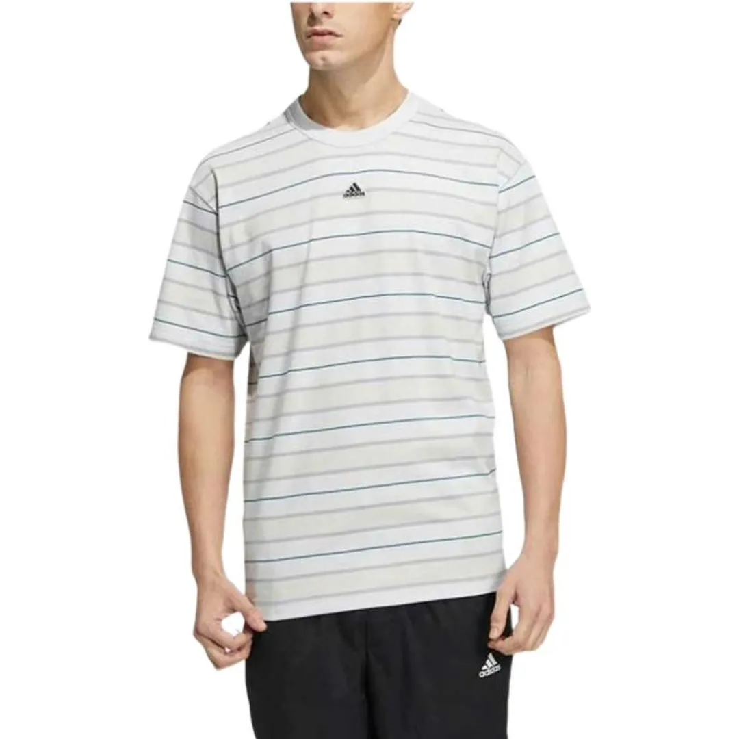 adidas Stripe T-Shirt 'White' HS4382 sold by KicksCrew product image thumbnail 3
