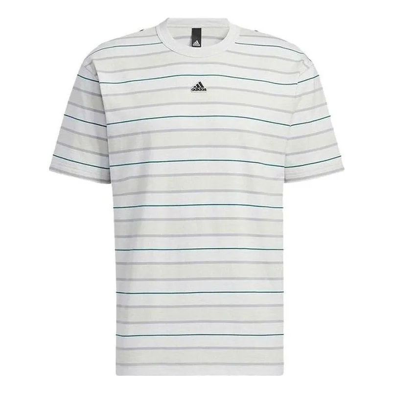 adidas Stripe T-Shirt 'White' HS4382 sold by KicksCrew