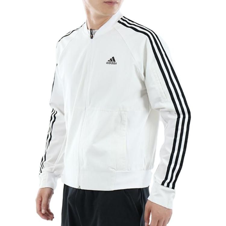 Adidas CM 3-Stripes Bomb Jackets 'White' DM5212 sold by KicksCrew product image thumbnail 2