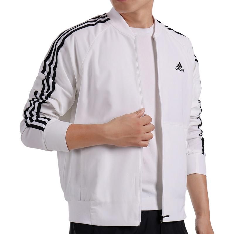 Adidas CM 3-Stripes Bomb Jackets 'White' DM5212 sold by KicksCrew product image thumbnail 3