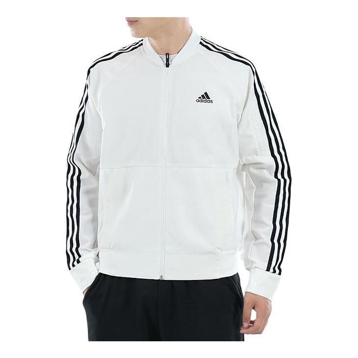 Adidas CM 3-Stripes Bomb Jackets 'White' DM5212 sold by KicksCrew