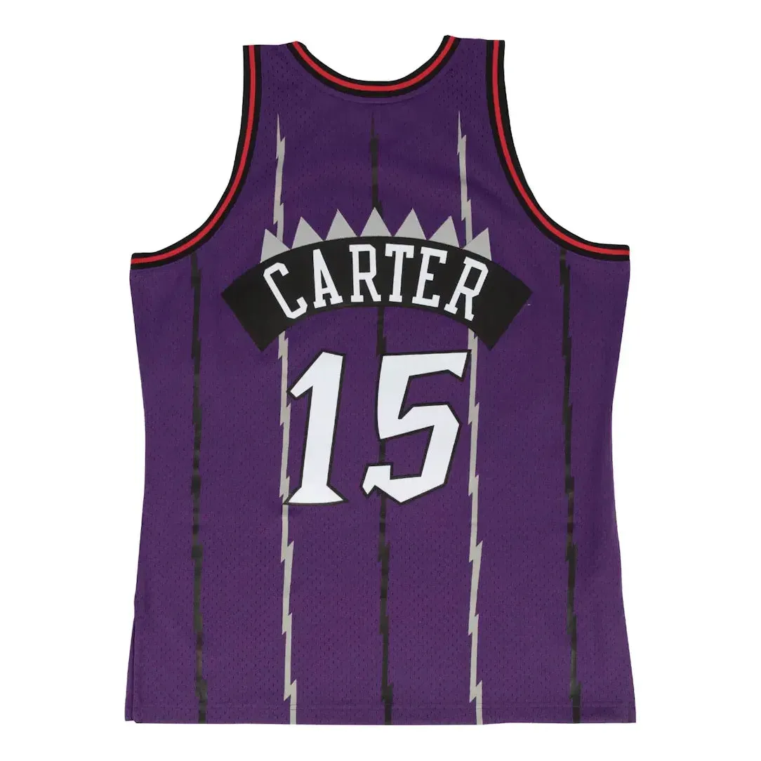 Mitchell & Ness x NBA Toronto Raptors Road 1998-99 Swingman Jersey 'Vince Carter 15' TFSM1278-TRA98VCAPURP sold by KicksCrew product image thumbnail 2