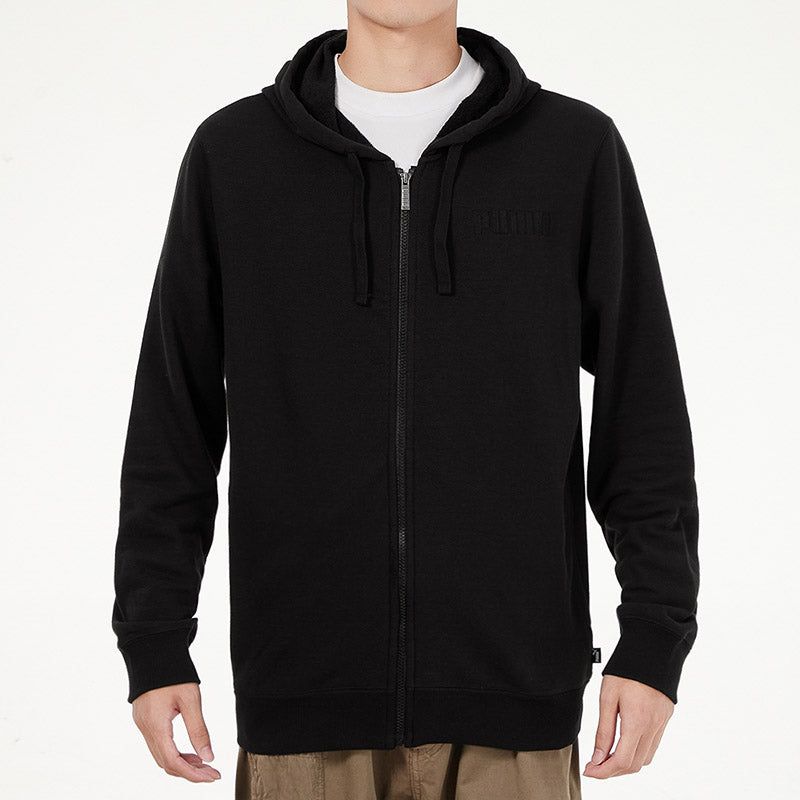 Puma Modern Basics Logo Jacket 'Black' 846411-01 sold by KicksCrew product image thumbnail 3