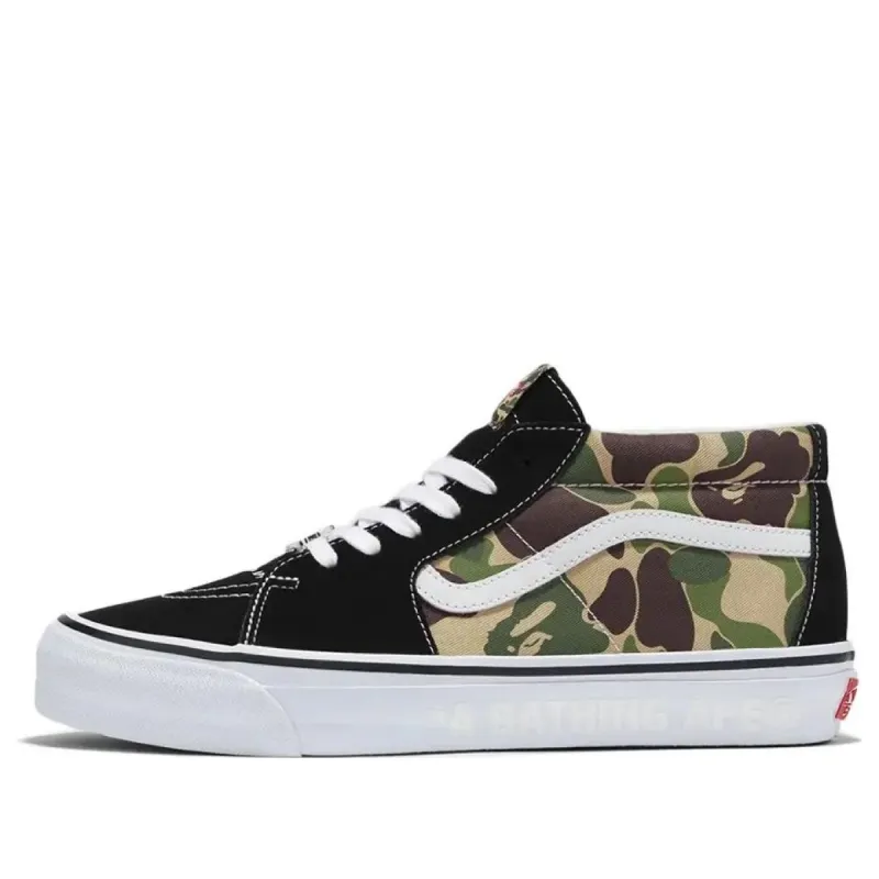 Vans x Bape SK-8 Mid 'Camo' VN000MZGCX3 sold by KicksCrew