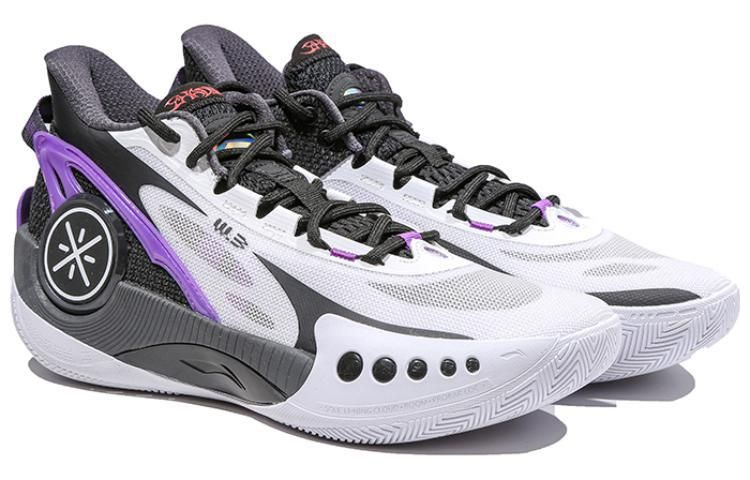 Li-Ning Wade Shadow 3 'Standard White Black Purple' ABPT009-1 sold by KicksCrew product image thumbnail 3