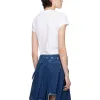 (WMNS) Off-White Quote Cotton T-shirt 'White Black' OWAA112S24JER0030110 sold by KicksCrew